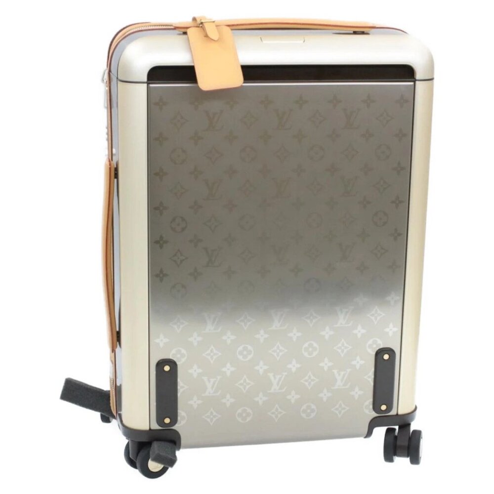 LOUIS VUITTON Monogram Titanium Horizon 55 Roller Suitcase M41226 LV Auth ak...